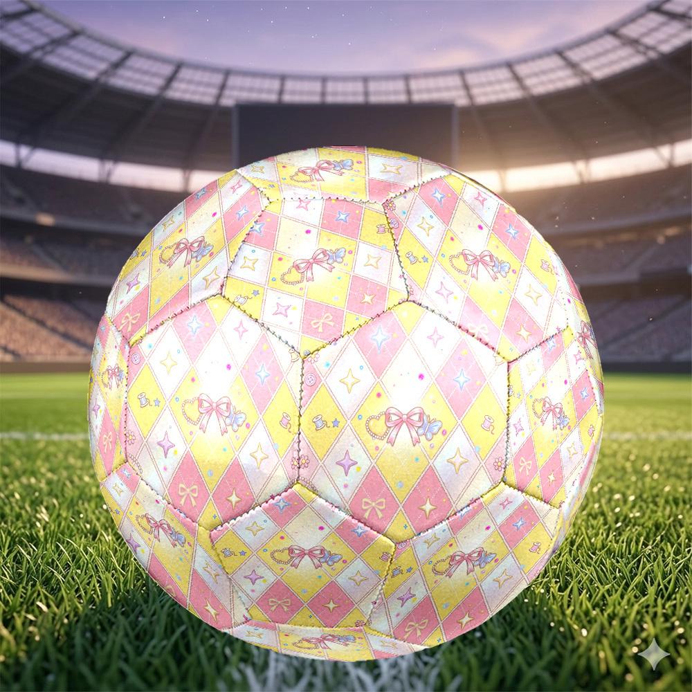 1pc Pastel Dreams Themed Soccer Ball, Size 5, Lightweight PVC Material, Outdoor Training Soccer Ball Gift. q62239