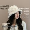  Winter Lamb Fleece Fisherman Hat Warm, Fashionable Breathable Dome Style