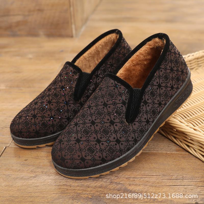New cotton shoes women's shoes velvet warm casual casual casual shoes beef tendon sole cotton shoes