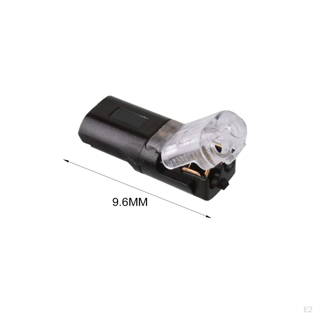 2Pcs 2 Pin Wire Terminals Toolless Connectors Electrical Accessories for 20-22 Gauge