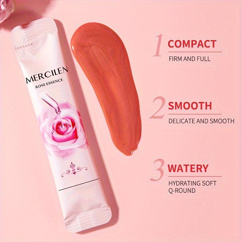 Rose Essence Moisturizing Soft Mask,Hyaluronic Acid Rose Oil Formula,Skin Hydration Mask,Ammonia Free Gel Masks For, Strengthens Moisture Barrier