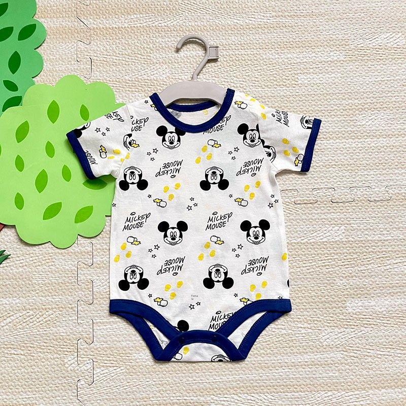 Japanese D-Brand Qiqi Baby Summer Short-Sleeve Romper Onesie Cotton 70-80 Qiqi-1 70cm