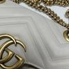 [Pre-Owned] Gucci GG Marmont Matelassé Mini Bag 'White' - Good #PGO5JP