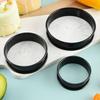 8 Piece Non-Stick Muffin Rings Heat-Resistant Baking Circle Mold Household Mousse Cake Mold  Dessert