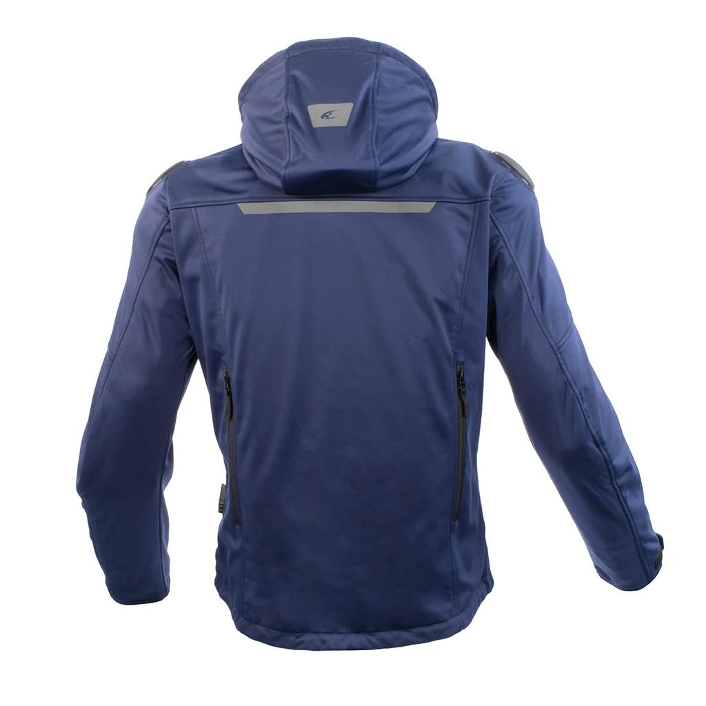 KOMINE High Protection Soft Shell System Parka for Motorcycles Navy 3XL JK-623