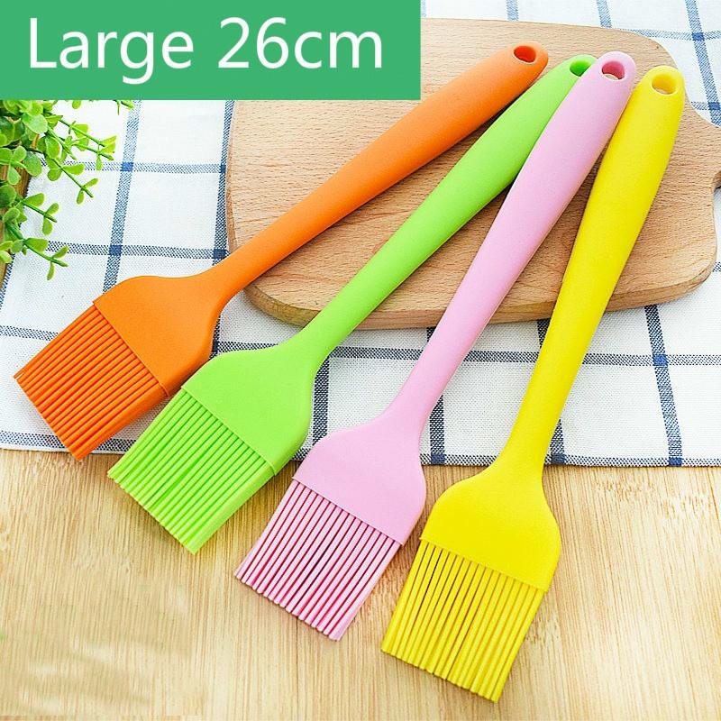 Large Silicone Brush 26cm Barbecue Brush Oil Brush Baking Tool Kitchen Sauce Brush High Temperature Resistance