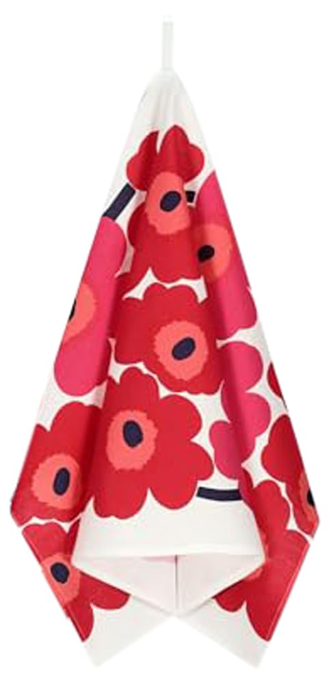 

Unikko Tea Towel Set for Women F Red x White [Marimekko] 52_1_52219470683