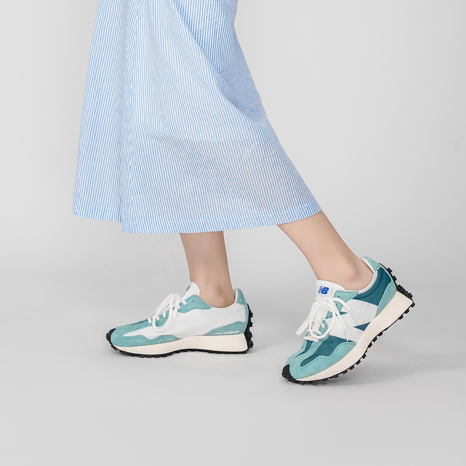 New Balance 327 Storm Blue Deep Sky женские кроссовки WS327LE1 36 — фото 7