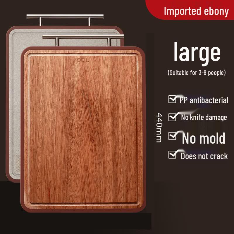 

OOU Ebony Wood Double-Sided Cutting Board