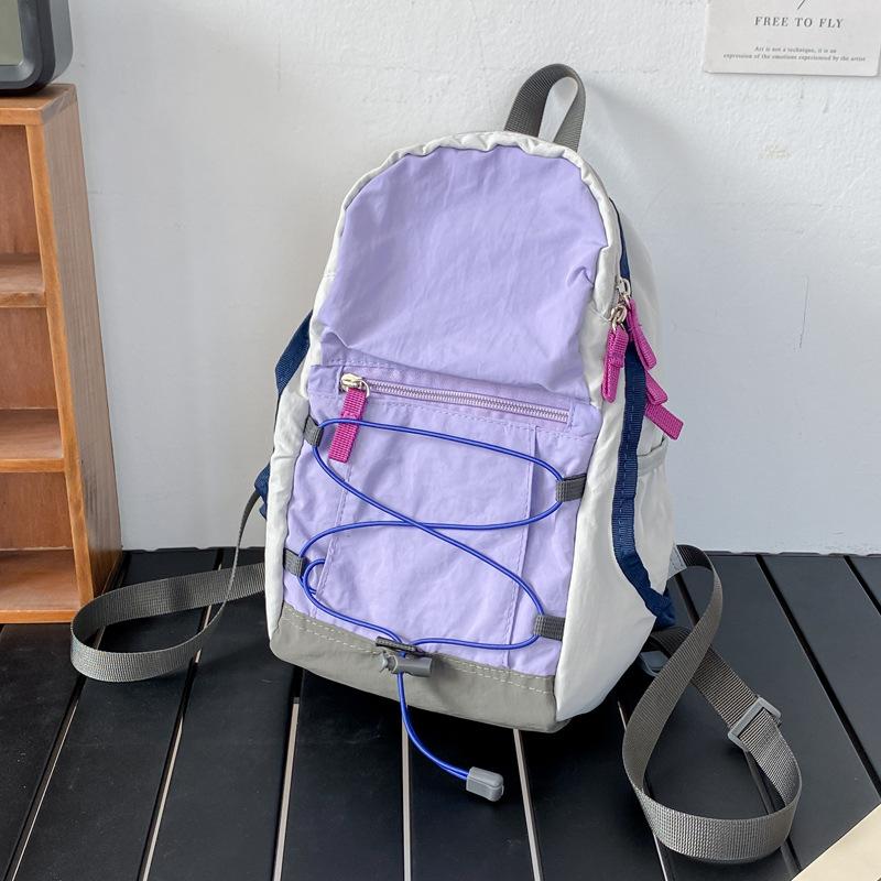 Schoolbag Outdoor Mountaineering Bag Backpack Women's Light Going Out Spring Outing Hiking Mountain Climbing Small Backpacking Travel Cycling Sports
