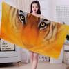 Tiger Pattern Big Microfiber Beach Towels Quick Dry Towel Sand Beach Towels Pool Towel For Travel Swim Pool Yoga