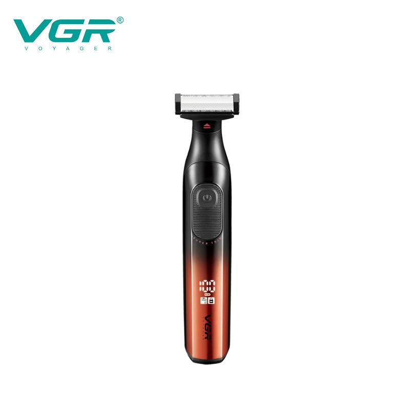 VGR New Hair Remover 3-in-1 Hair Trimming Set Gradient Color Household Shaver IPX6 Waterproof with LED Intelligent Digital Home Razor Shaver V-361