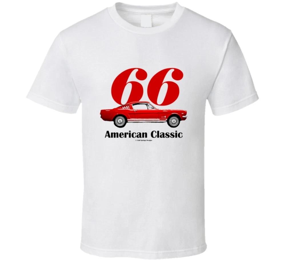 66 Mustang Fastback American Classic Ponycar Gift T Shirt M