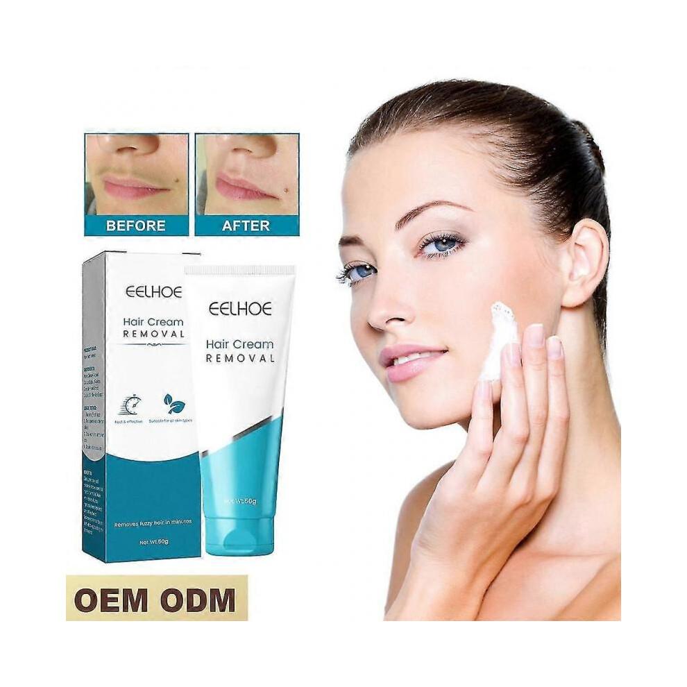 Eelhoe Painless Hair Removal Cream Face Arm Leg Back Underarms Bikini Line