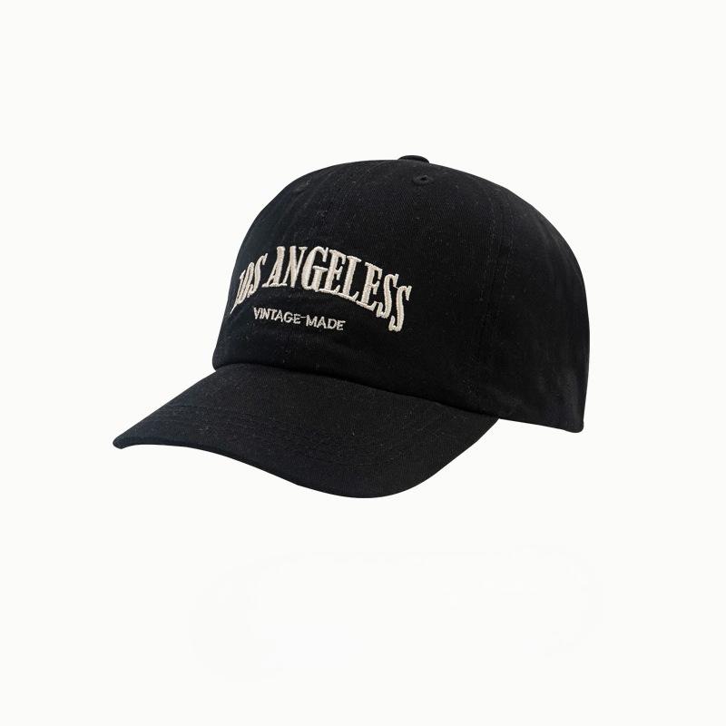 Unisex Vintage Baseball Cap with Letter Embroidery and Adjustable Snapback for Spring and Summer