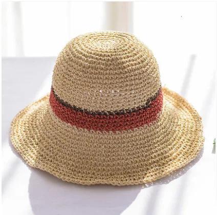 

Simple Summer Sun Hat for Women Casual Panama Hat Lady Brand Women Flat Brim Straw Cap Girls Sun Hat Bob 56-58cm