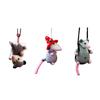 Car Mouse Pendant Hanging Ornament Decorative Funny Accessories Auto Rearview