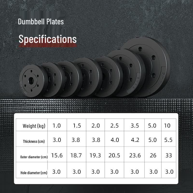 E-Lang Yan Adjustable Home Barbell Weight Set