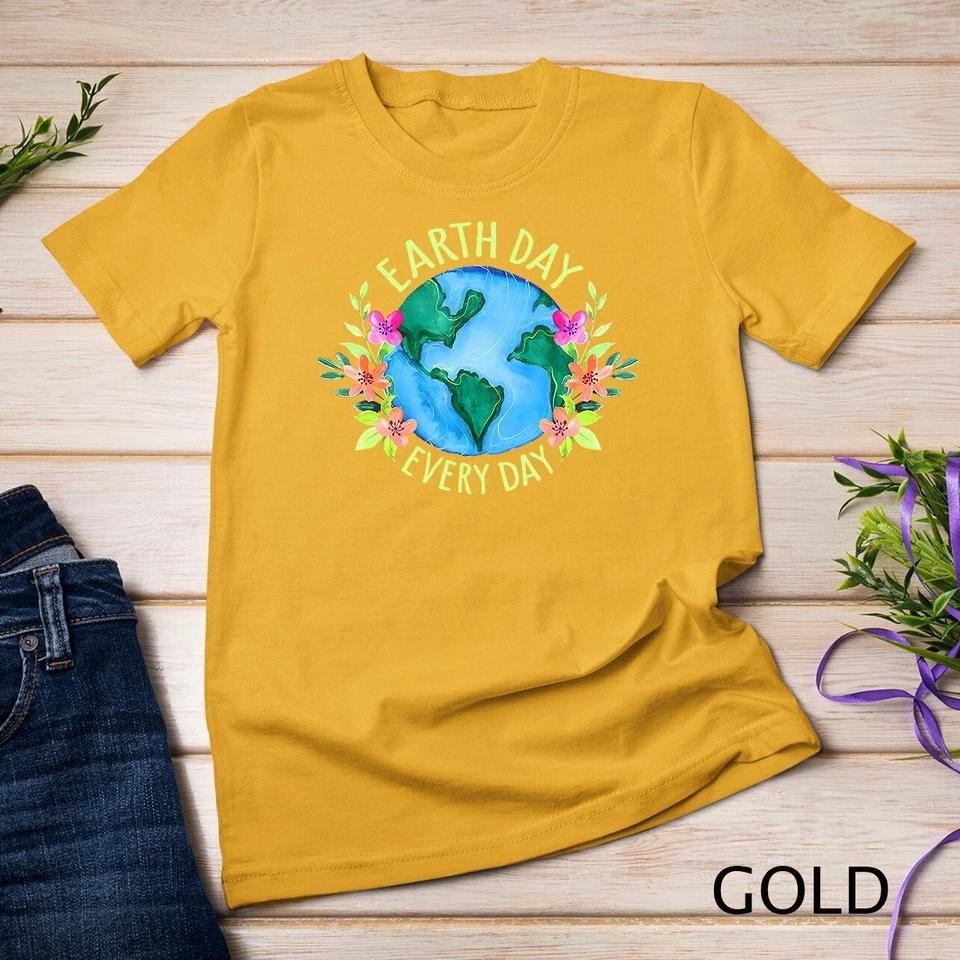 Retro Environmental Shirt Women Earth Day T-Shirt Unisex T-shirt 3 S