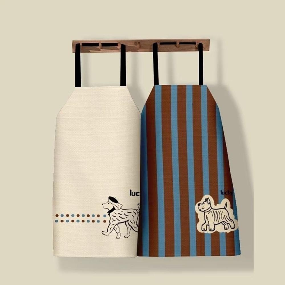 Anti Splash Cooking Apron Dirt Resistant Baking Apron Creative Kitchen Apron BBQ