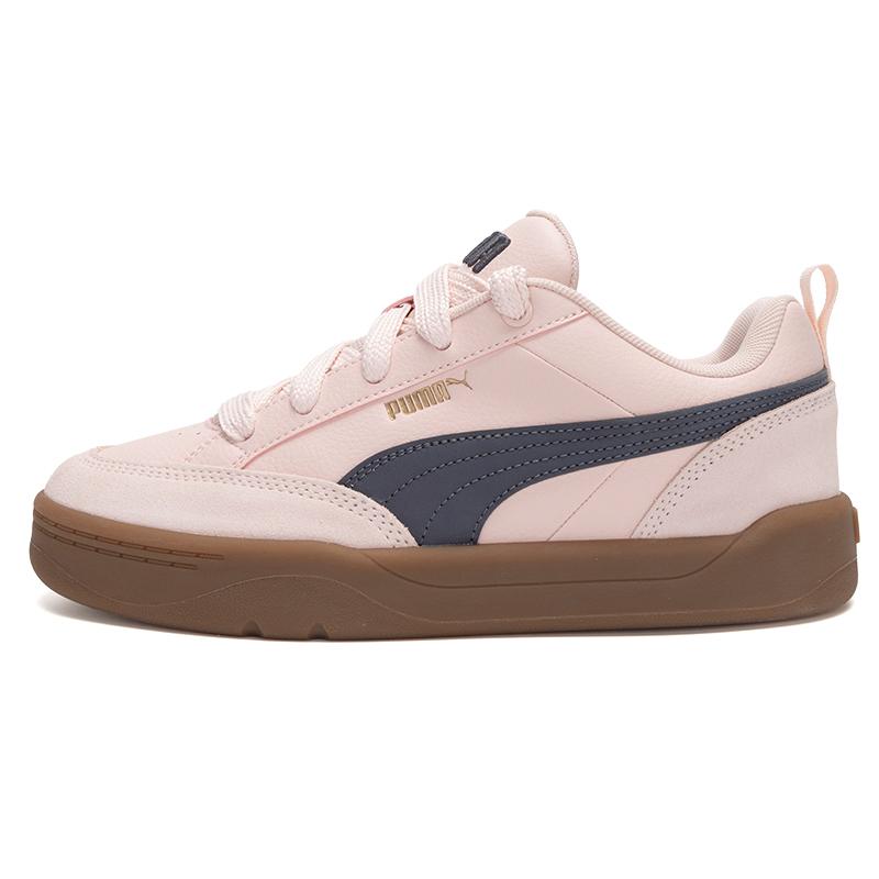 Puma Park Lifestyle Series Comfortable Versatile Low-Top Skate Shoes Unisex Sneakers Pink Blue 397262-08