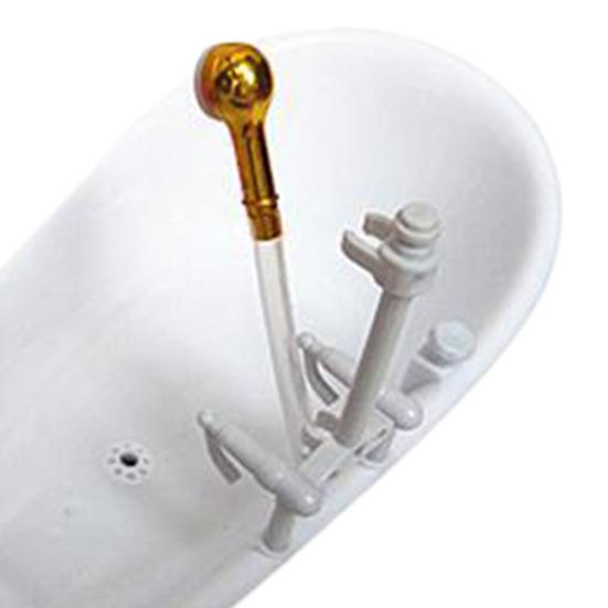 Elektrische Puppenbadewanne, exquisiter sprudelnder Wasserklang, tragbare Miniatur-Badezimmerbadewanne für Puppenhaus im Maßstab 1/6