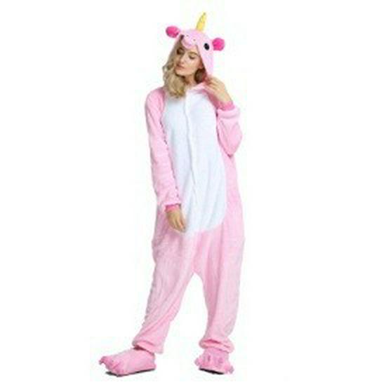 Adult Cartoon Red Dinosaur Flannel Onesie Pajamas for Autumn/Winter