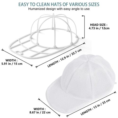 Fododo Cap Washer, Hat Washing and Shape Preservation for Baseball Caps, Washing Machine or Dishwasher Safe, Hat Washing Frame for Adults and Children
