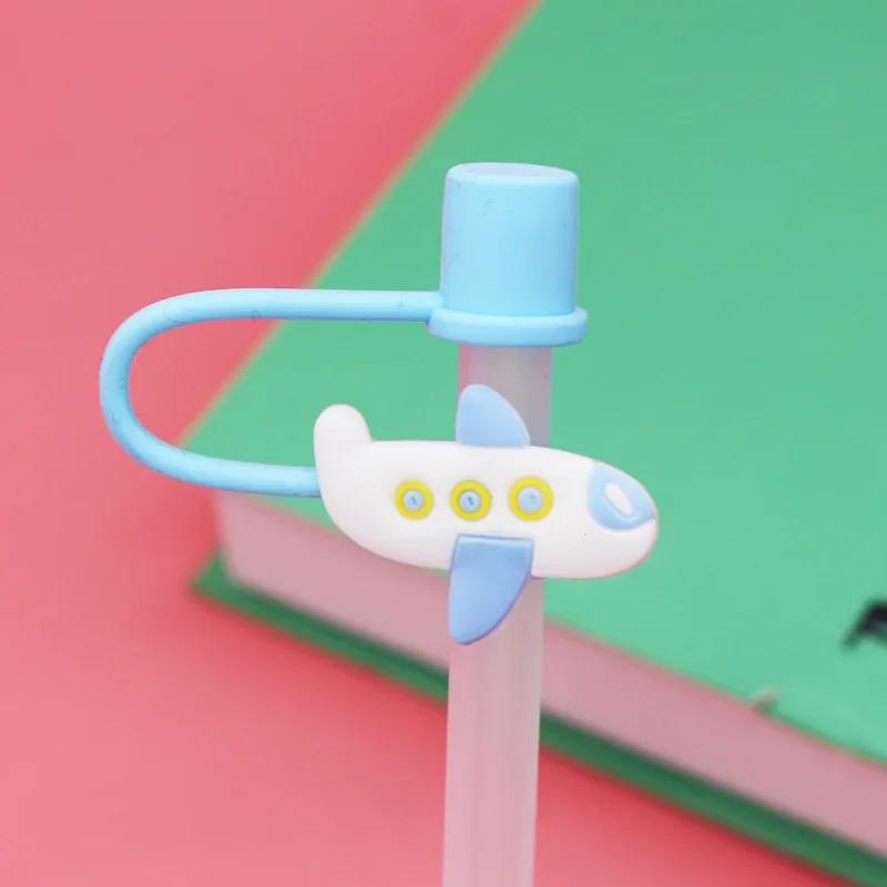 1PC Silicone Straw Plug for Water Glass Bottle Flower Shape Drinking Dust Cap Straw Tips Cover Cup Accessories for 6-8mm Straws