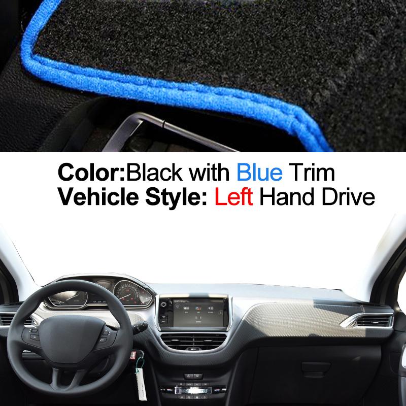 Car Auto Inner Dashboard Cover For Peugeot 2008 2013 - 2018 LHD RHD Dash Mat Carpet Cape Cushion Anti-sun 2017 2016 2015 2014