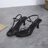 New fashion versatile temperament sexy sandals women's high heels stiletto one-word belt summer women's shoes