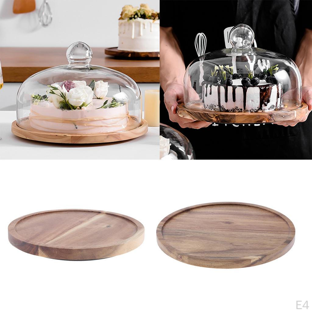 Dessert & with Wood Serving Tray, 2 Sizes To Choose from