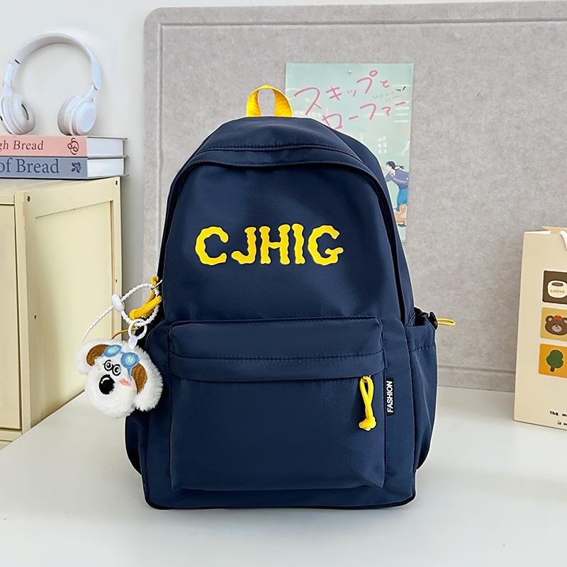 Junior High School Girls Japanese Ins Casual Large Capacity Backpack Female College Students Versatile School Bag Travel Lightweight Backpack