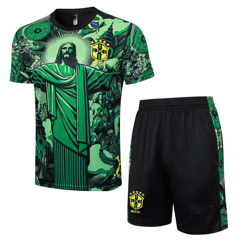 Football Training Jersey 2425 Riyadh Chelsea Barcelona Paris Real Madrid Arsenal Jersey Short-Sleeved Set