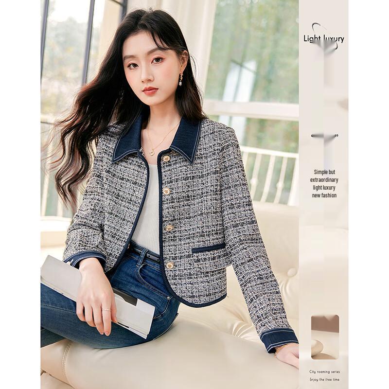 

Sisui Nianhua Elegant Long Sleeve Short Jacket XL