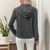 Fall and Winter Women's Casual Padded Pullover Hooded Top Beaded Hoodie Sweatshirt
