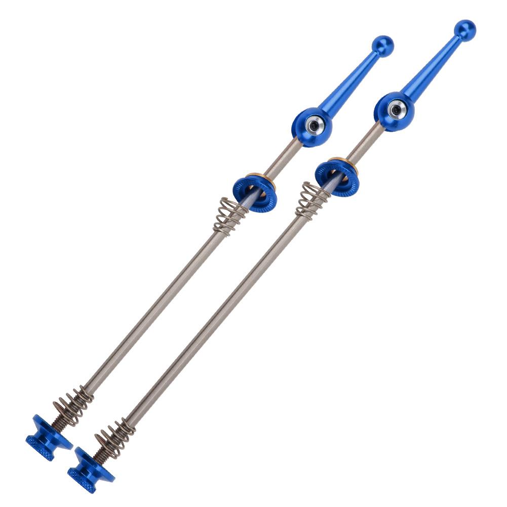 Levier Ax Rapid Bicicletă Munte Ax Titan Aliaj Titan Set Roți Pliabile Albastru