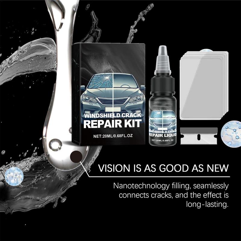 Car Window Cracks Gone Glass Repair Kit DIY Car Windshield Revolutionary Glass Repair Kit Windshield Repair Kit Dropshipping