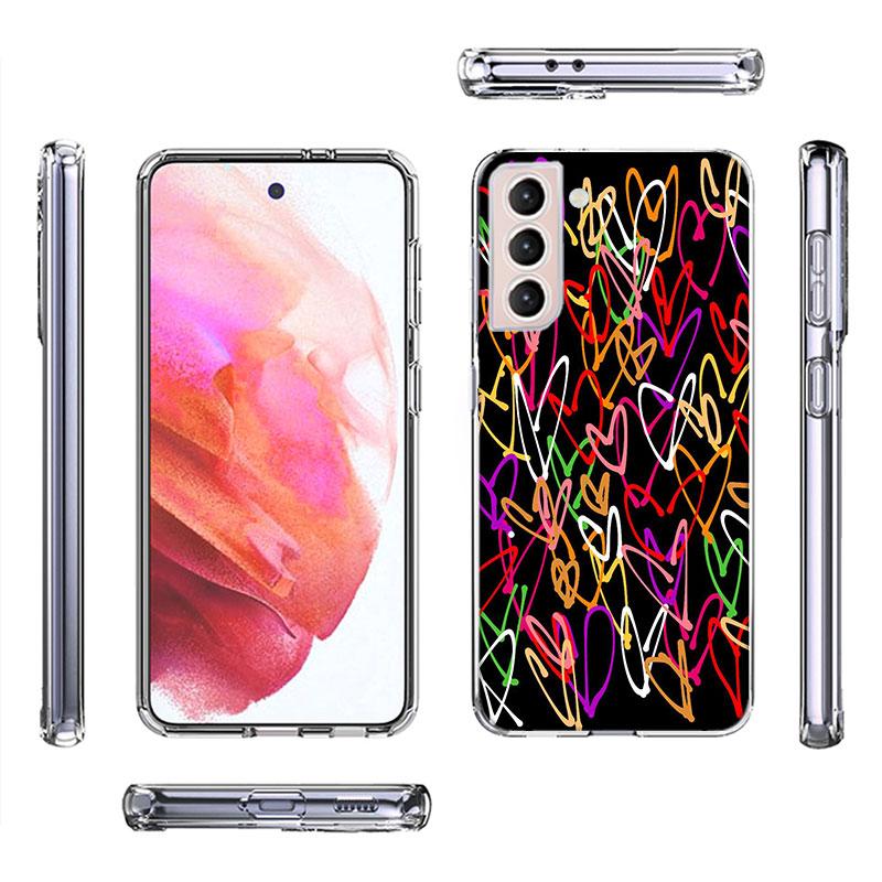 Love Your Heart Shape With Love Phone Case For Galaxy A14 A24 A34 A54 Samsung A02S A12 A22 A32 A42 A52 A72 A13 A33 A53 5G A03 A0