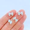 100Pcs New Cute Mini 7*10mm Small Bowknot Series Resin Flatback Cabochon Scrapbook Kawaii Embellishments Accessories