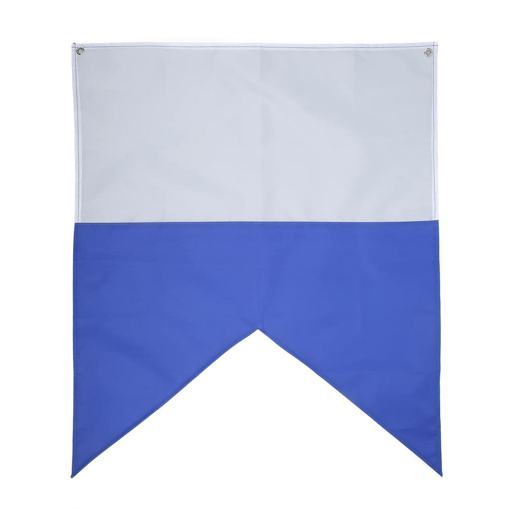 Internationale Taucherflagge Unterwasser Blau und Weiß Tauchflagge Marine Tauchwarnflagge zur Sicherheitserinnerung Langlebig