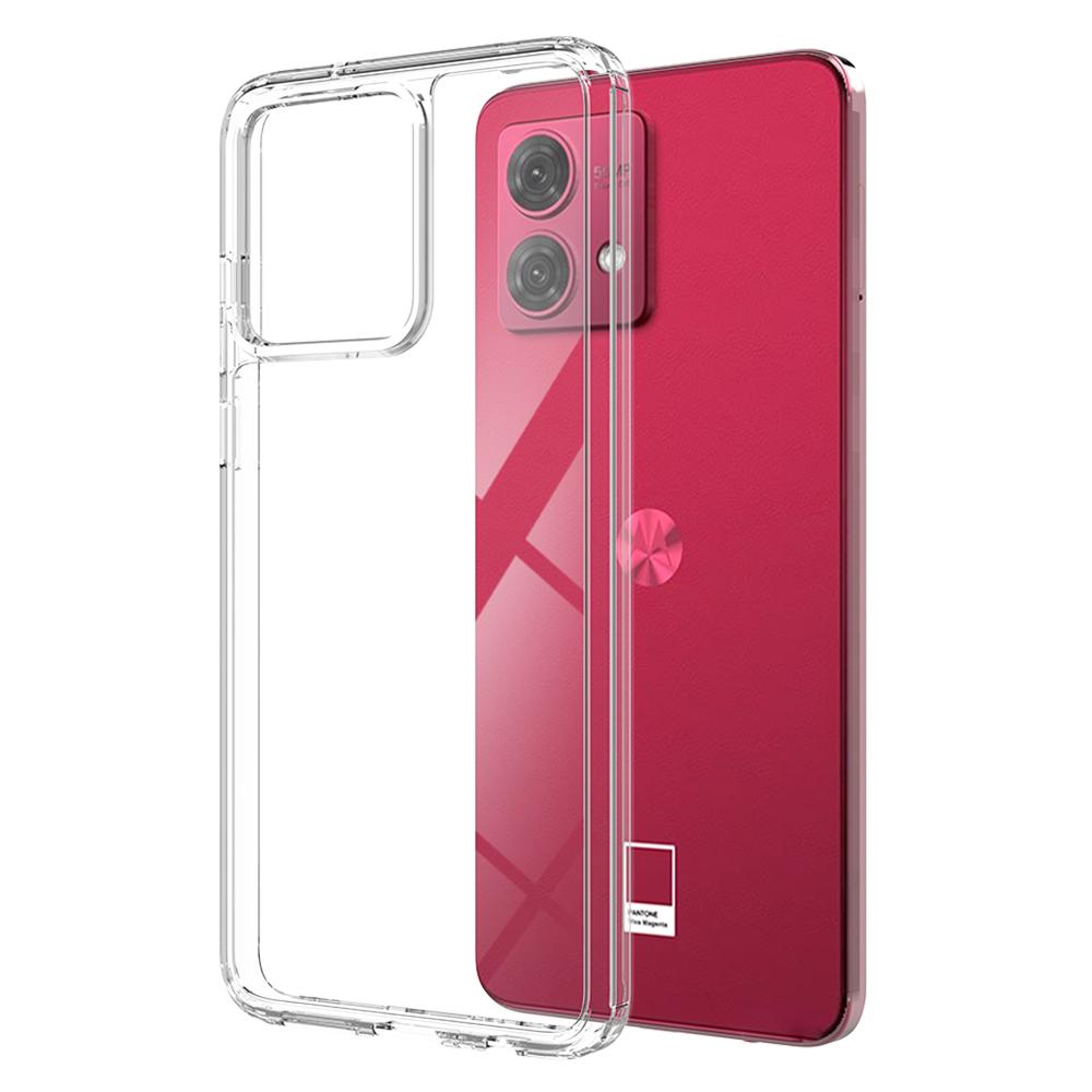 

For Motorola Moto G84 5G Phone Case TPU Frame Clear Acrylic Back Cover A