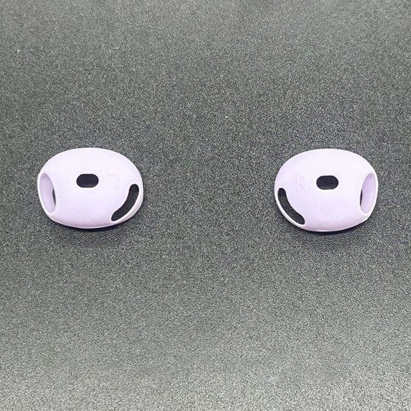 

1 пара силиконовых амбушюров для Airpods 4 Чехол для беспроводных наушников Защитные амбушюры Чехлы для Airpods 4 Амбушюры Насадки для ушей A7