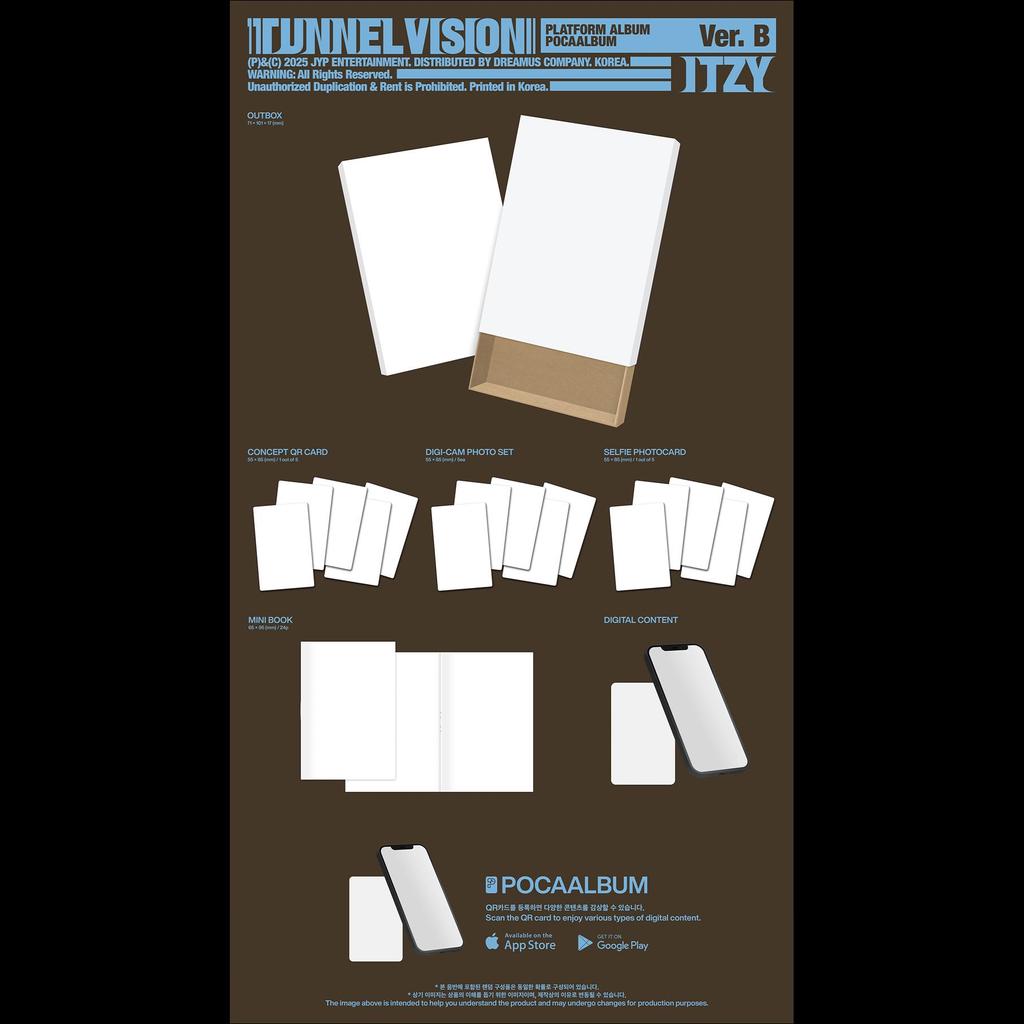 [Pre-order] ITZY [TUNNEL VISION] POCA Album + Free Gift