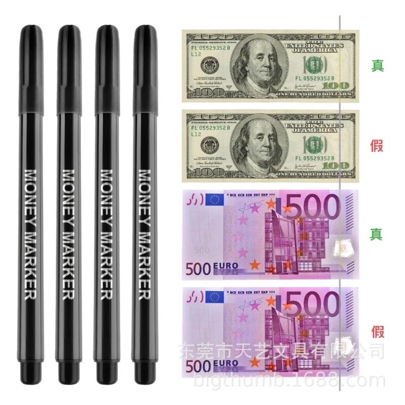 Plastic Security Enhancement Pens Money Detection Pens for Cash Handling Gift