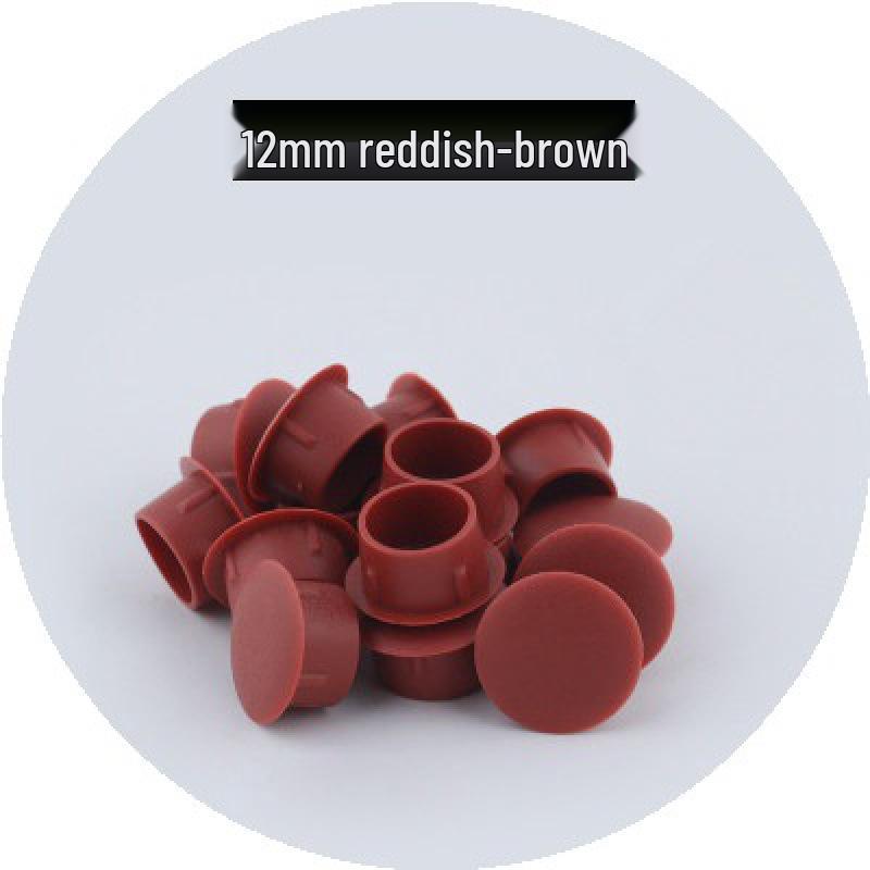 Plastik Vida Dişli Delik Tıpa - Mobilya Menteşeleri ve Donanımlar İçin Dekoratif Kapak