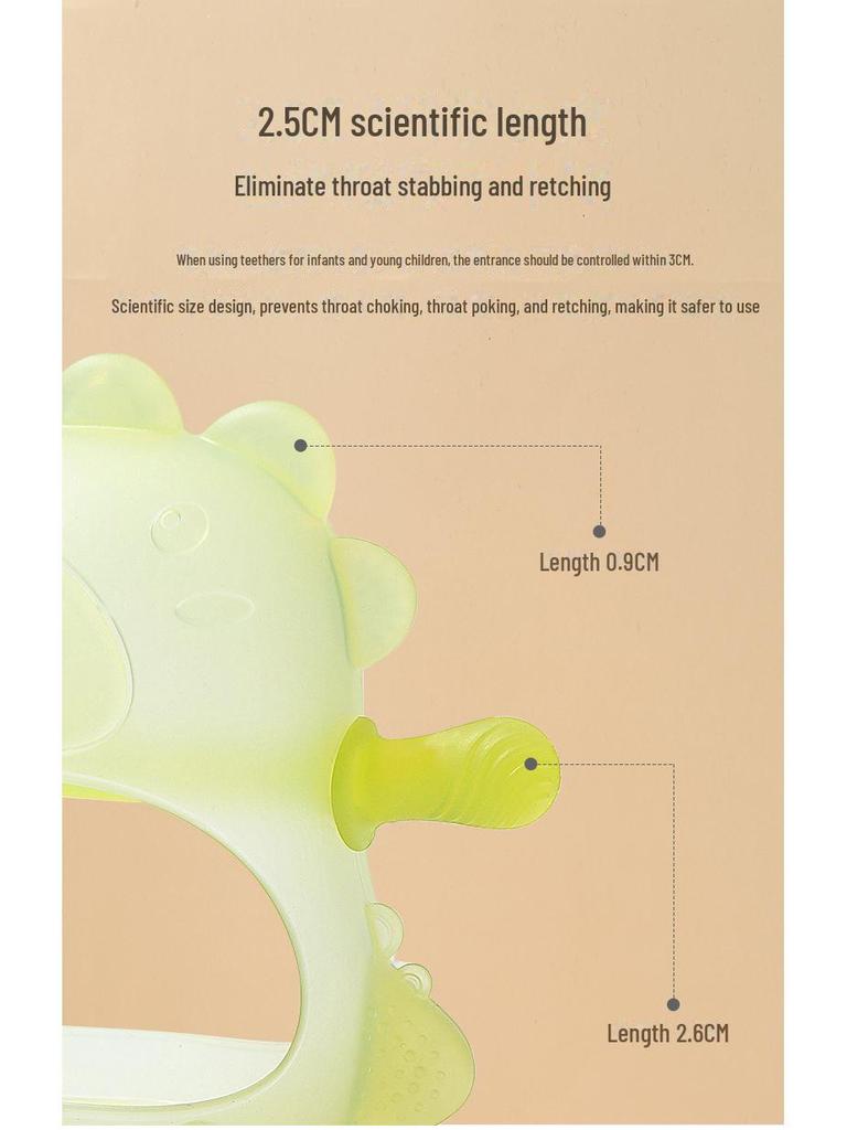 Silicone Baby Teething Stick - Anti-Sucking Chew Toy for 0-1 Year Olds
