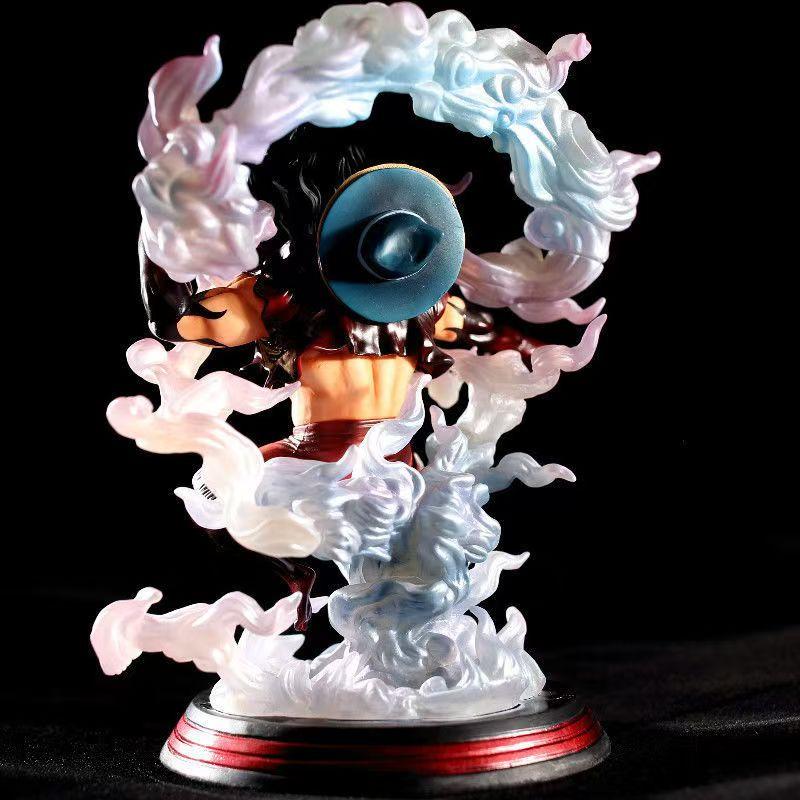Anime One Piece Figure Model Fourth Gear Luffy Ape King Action Figure Battle Scene Model Pvc Statue Collection Toys Gifts