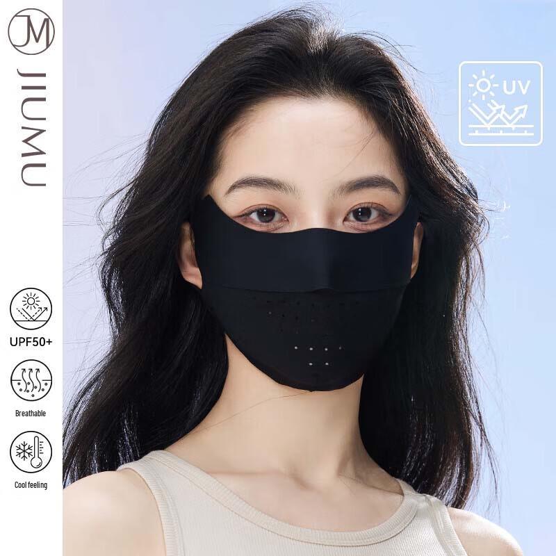 

JIUMU Women s Ice Silk Sun Protection Face Mask MM080 One Size