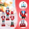 Christmas Nutcracker Figurine 25cmtall for Tabletop Thanksgiving Halloween